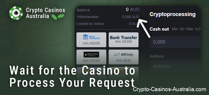 Wait for crypto casino withdrawal approval